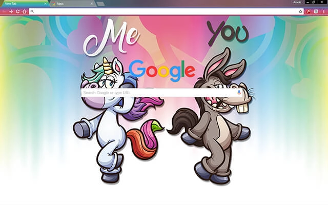 Unicorn Me Chrome theme - Screenshot 2