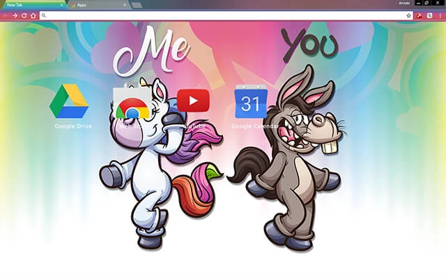 Unicorn Me Chrome theme - Screenshot 3