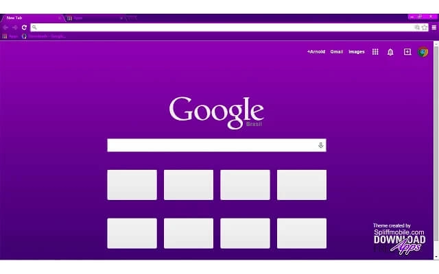 Vivacious Purple Chrome theme - Screenshot 1