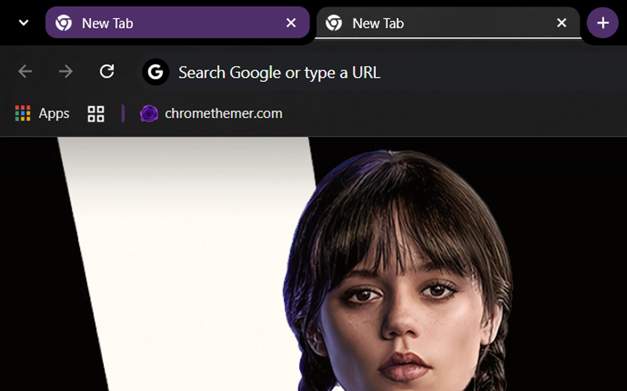 Wednesday Chrome theme - Screenshot 3