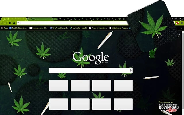 Weed 4K Chrome theme - Screenshot 2