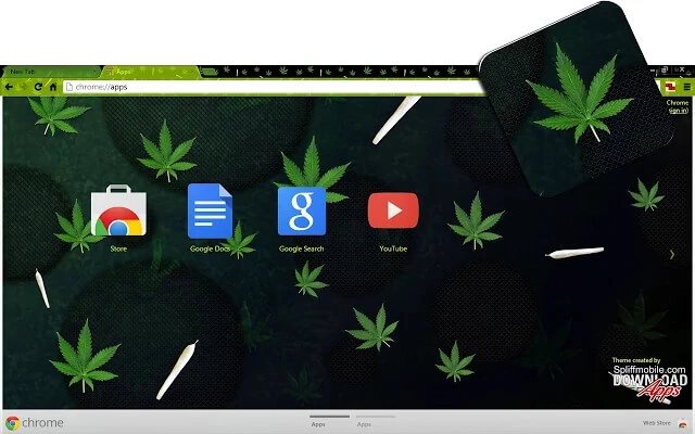 Weed 4K Chrome theme - Screenshot 3
