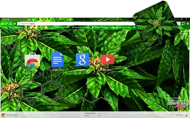 Weed Chronic Chrome theme - Screenshot 2