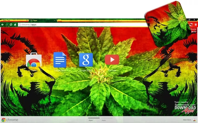 Weed Lions Chrome theme - Screenshot 2