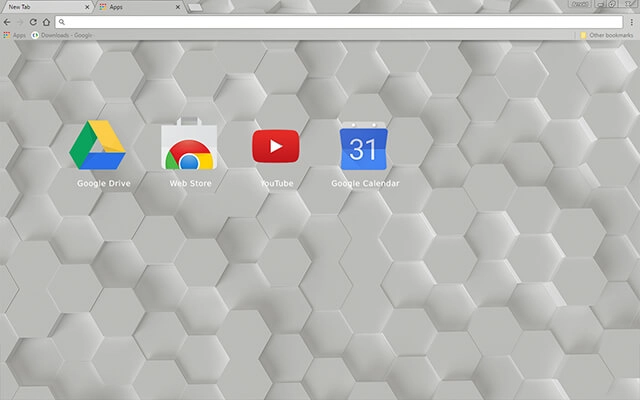 White Hex Chrome theme - Screenshot 3
