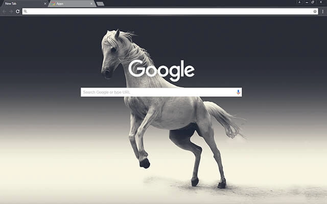 White Mare Chrome theme - Screenshot 2