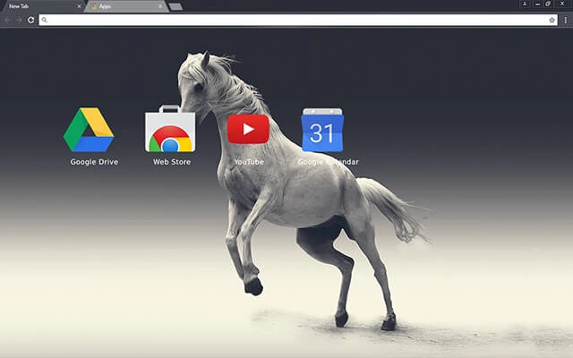 White Mare Chrome theme - Screenshot 3