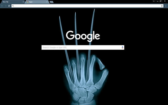Wolverine X-Ray Chrome theme - Screenshot 2