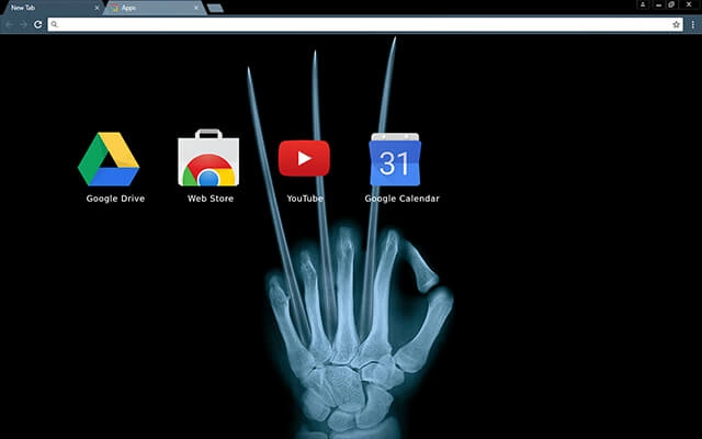 Wolverine X-Ray Chrome theme - Screenshot 3