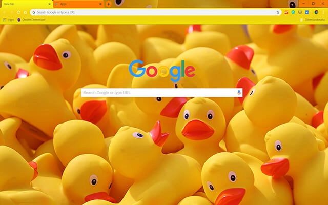 Yellow Ducks Chrome theme - Screenshot 2