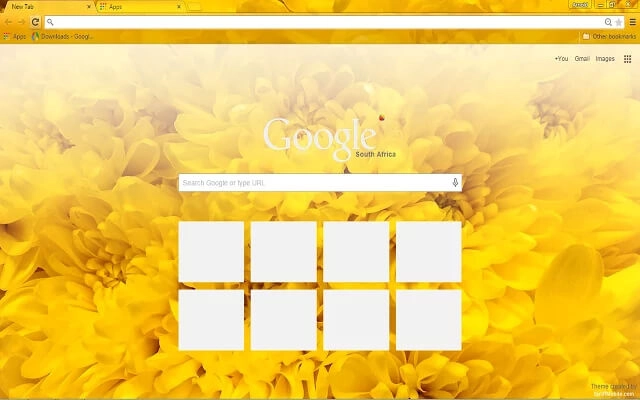 Yellow Flowers Theme
