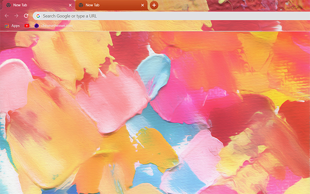 Acrylic Watercolor Chrome Theme