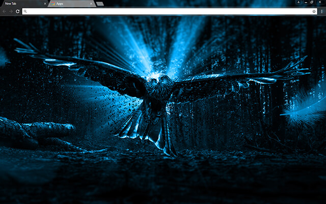 Adler Owl Google Chrome Theme