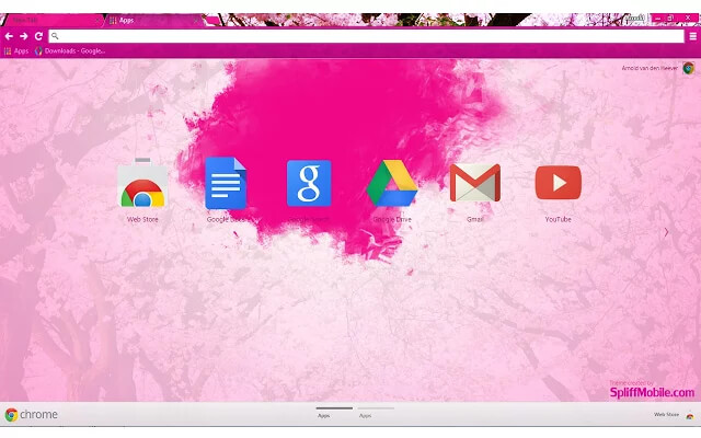 Beautiful Pink Google Chrome Theme - Theme For Chrome
