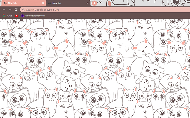 Cartoon Cats Chrome Theme