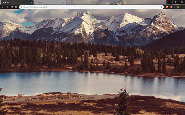 Colorado Mountains Google Chrome Theme