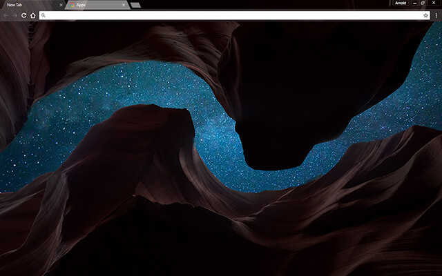 Cosmic Canyon Google Chrome Theme