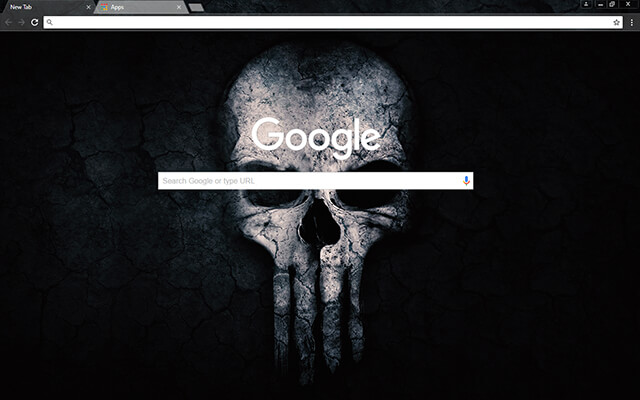 Crossbone Skull Chrome Theme - Theme For Chrome