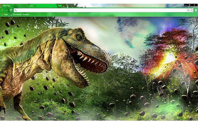 Dinosaur Google Chrome Theme