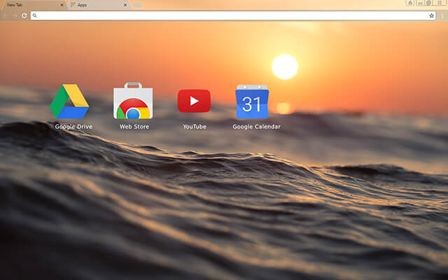 Dusky Waves Google Theme - Theme For Chrome