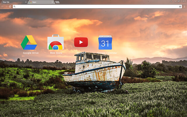 Fishing Boat Google Theme - Theme For Chrome