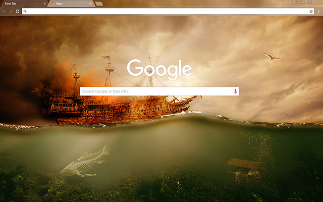 Flying Dutchman Chrome Theme - Theme For Chrome