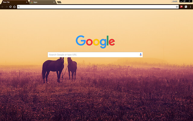 Horses Chrome Theme - Theme For Chrome