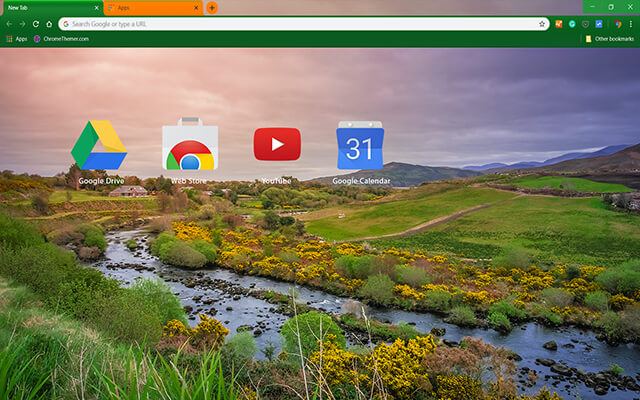 Irish Beauty Google Theme - Theme For Chrome
