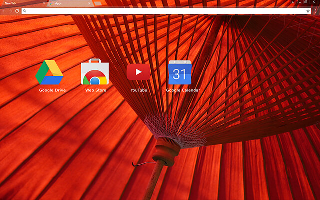 Japanese Umbrella Google Theme - Theme For Chrome