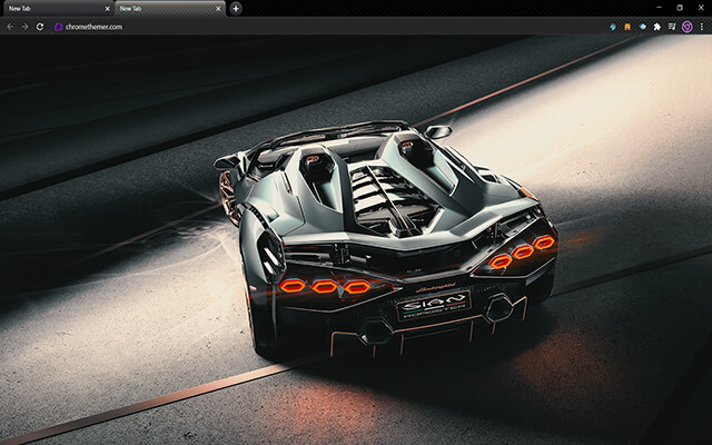 Lamborghini Si??n Roadster Chrome Theme - Theme For Chrome