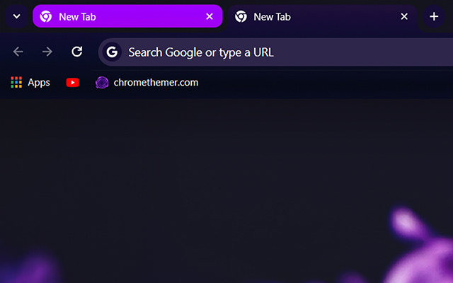 Lilac Violet Flowers Chrome Theme
