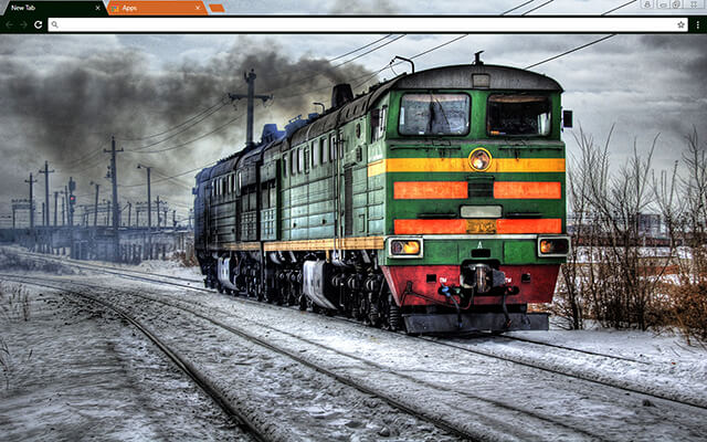 Locomotive Google Chrome Theme