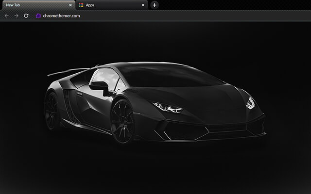 Matte Black Lamborghini Chrome Theme - Theme For Chrome