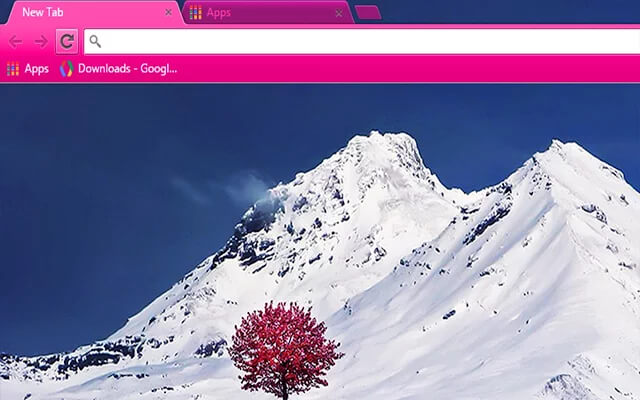 Mountain Flowers Theme For Chrome