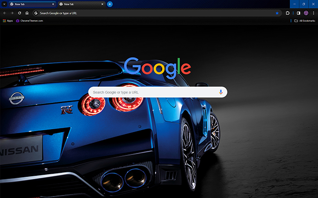 Nissan GTR Chrome Theme