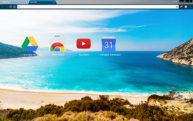 Ocean Coast Google Theme - Theme For Chrome