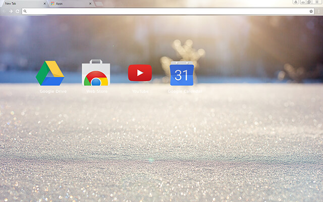 Snowflakes Google Theme - Theme For Chrome