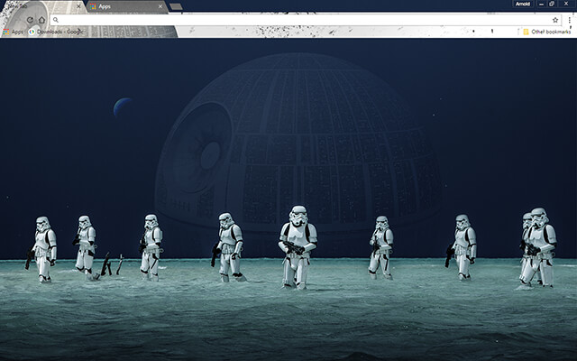 Star Wars Rogue One Google Chrome Theme