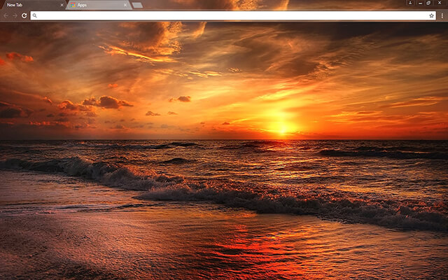 Sunset Bay Google Chrome Theme
