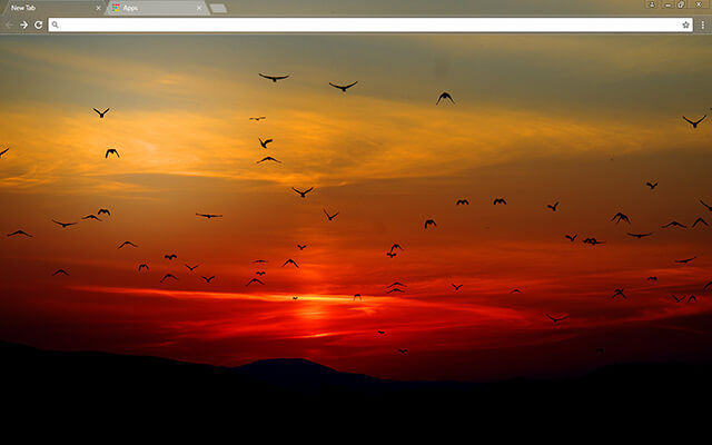 Sunset Google Chrome Theme