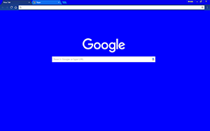 Blue Bloo Google Chrome Theme