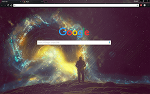 Space Cosmonaut Google Chrome Theme