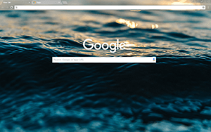 Dark Blue Water Google Chrome Theme