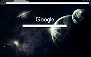 Dark Space Google Chrome Theme