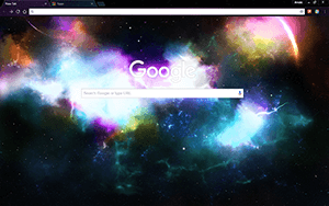 Incredible Space Chrome Theme