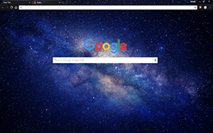 Milky Way Galaxy Google Chrome Theme