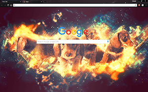 Moonstone Puppies Google Chrome Theme