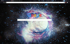 Space Debris Google Chrome Theme