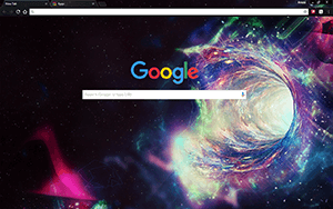 Space Hole Google Chrome Theme