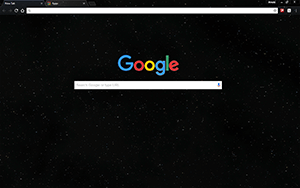 Starfield Google Chrome Theme